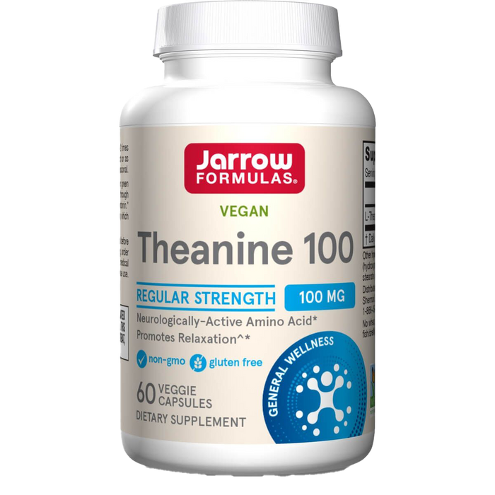 Jarrow Formulas Theanin, 100 mg – 60 Kapseln
