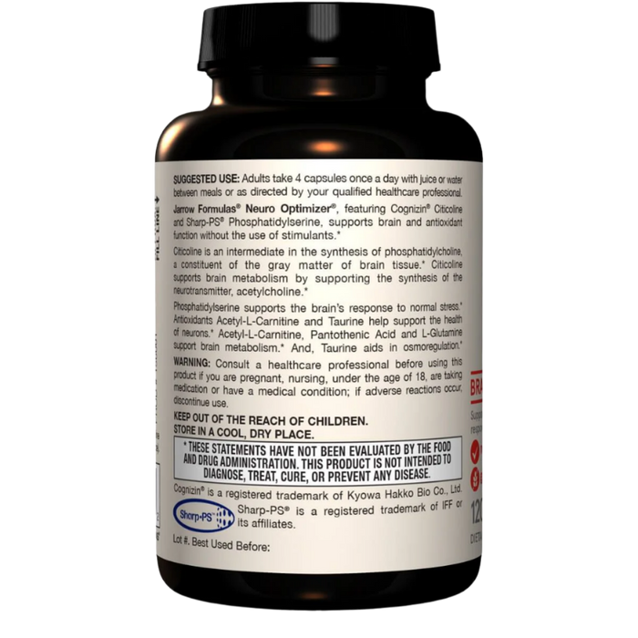 Jarrow Formulas Neuro Optimizer – 120 Kapseln