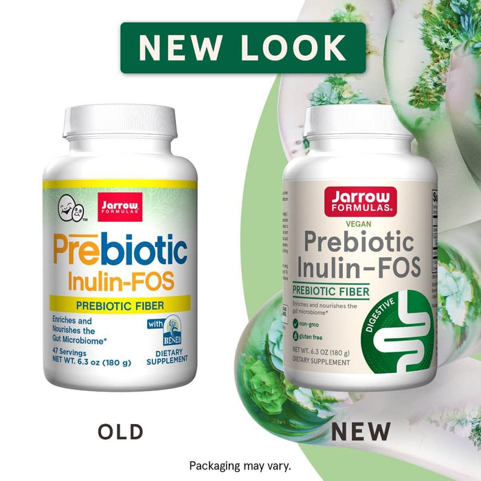 Jarrow Formulas Prebiotic Inulin-FOS 6.3oz (180g) - Health and Wellbeing at MySupplementShop by Jarrow Formulas