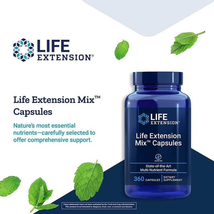 Life Extension Mix Capsules 360 Capsules - Vitamins & Minerals at MySupplementShop by Life Extension