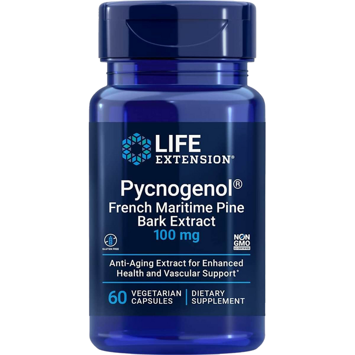 Life Extension Pycnogenol 100 mg 60 Vegetarian Capsules