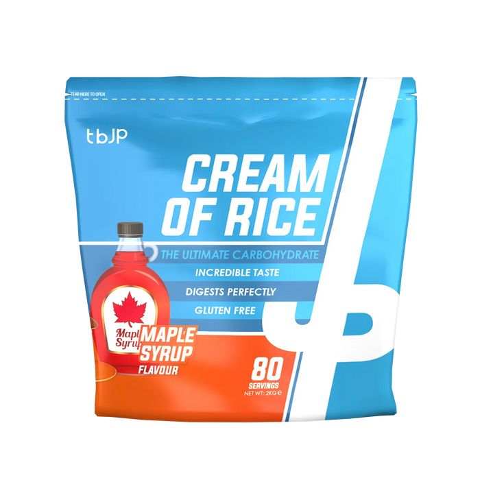 Trained By JP Cream Of Rice 2kg - Maple Syrup - Cream Of Rice at MySupplementShop by Trained By JP