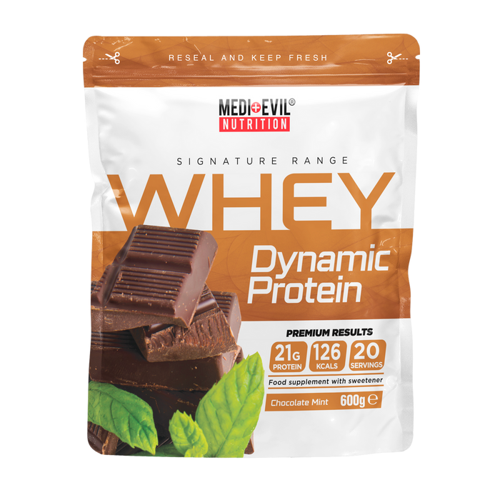 Medi-Evil Whey Dynamix Protein 600g - Chocolate Mint - Protein Powder at MySupplementShop by Medi-Evil Nutrition