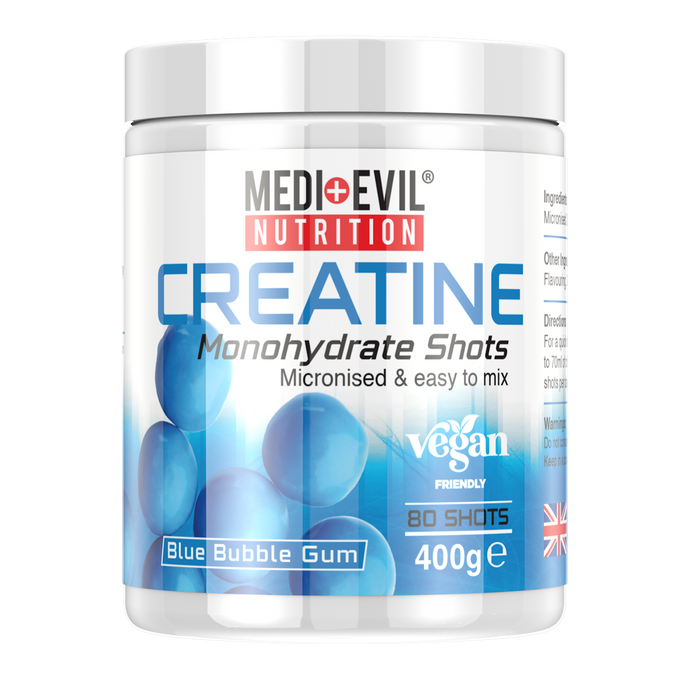 Medi-Evil Creatine 400g - Blue Bubblegum - Creatine Powder at MySupplementShop by Medi-Evil Nutrition