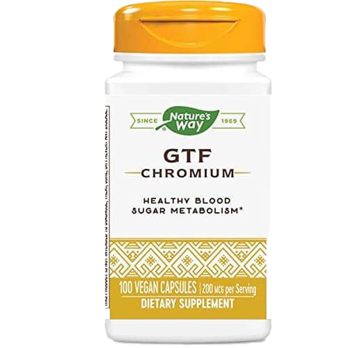 Nature's Way GTF Chromium 200mcg 100 Vegan Capsules