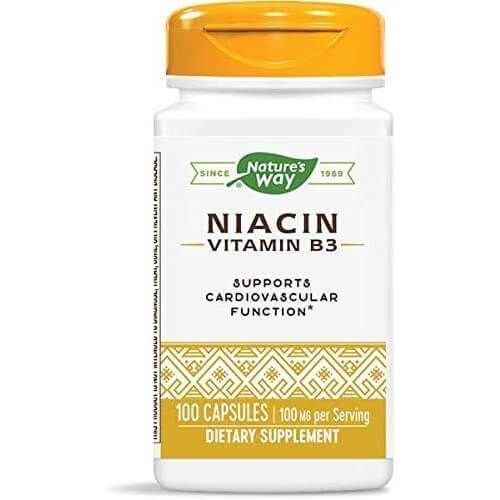 Nature's Way Niacin (Vitamin B-3) 100mg 100 Capsules - Digestive Health at MySupplementShop by Nature's Way