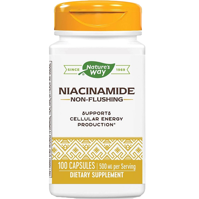 Nature's Way Niacinamide (Non-Flushing) 500mg 100 Capsules