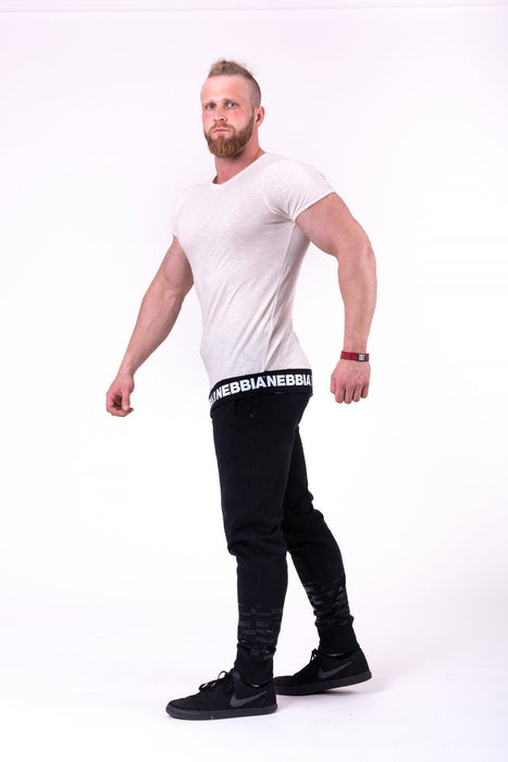 Nebbia Gym Hero Joggers 153 - Black - Joggers at MySupplementShop by Nebbia