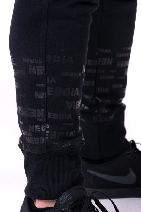 Nebbia Gym Hero Joggers 153 - Black - Medium - Joggers at MySupplementShop by Nebbia