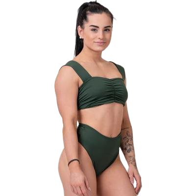 Nebbia High-Energy Bikini Top 553 - Dark Green