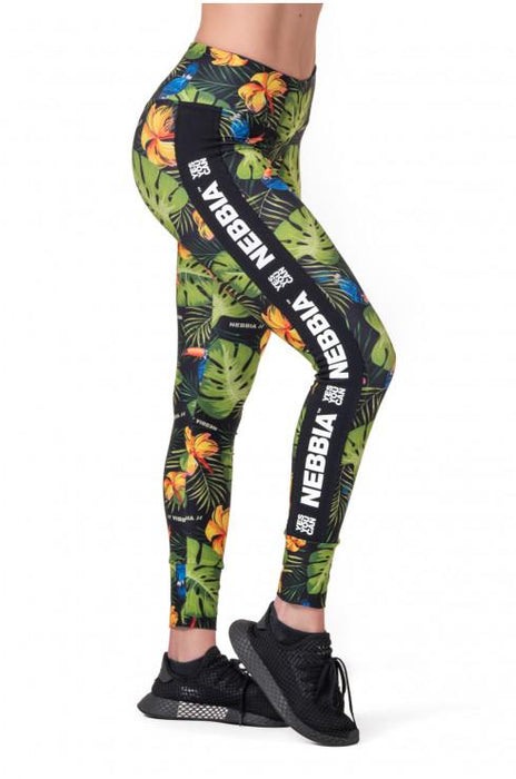 Nebbia High-Waist Performance Leggings 567- Jungle Green - Small - Leggings at MySupplementShop by Nebbia