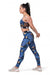 Nebbia Mid-Waist Performance Leggings 566 - Oean Blue - Leggings at MySupplementShop by Nebbia