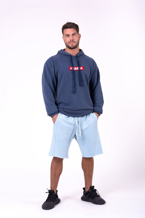 Nebbia Red Label Hoodie 149 - Dark Blue - Hoodie at MySupplementShop by Nebbia