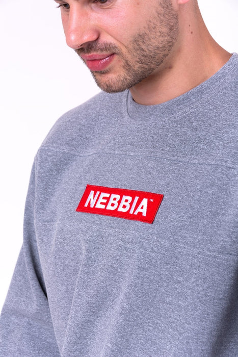 Nebbia Red Label Sweatshirt 148 - Grey - Large - Sweatshirt at MySupplementShop by Nebbia