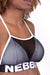 Nebbia Triangle Mesh Mini Top 692 - White - Mini Top at MySupplementShop by Nebbia