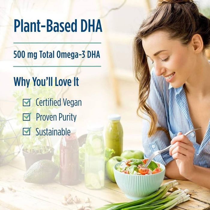 Nordic Naturals Algae DHA 500mg 60 Softgels - Health and Wellbeing at MySupplementShop by Nordic Naturals