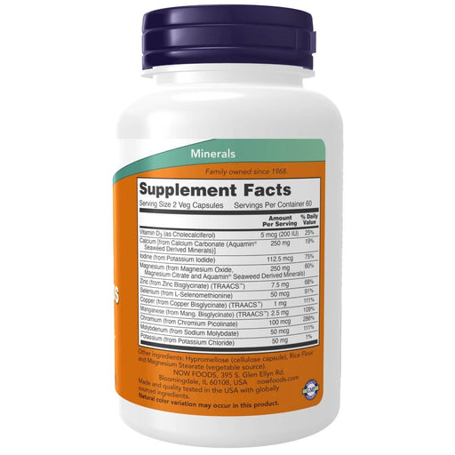 NOW Foods Full Spectrum Mineral Caps 120 Veg Capsules - Vitamins & Minerals at MySupplementShop by NOW Foods