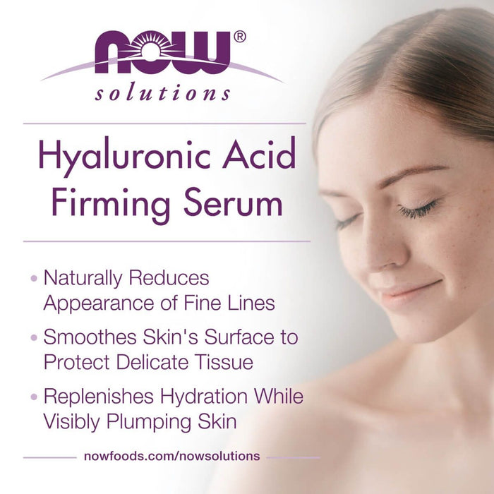 NOW Foods Hyaluronic Acid Firming Serum 1oz - Skin Care at MySupplementShop by NOW Foods