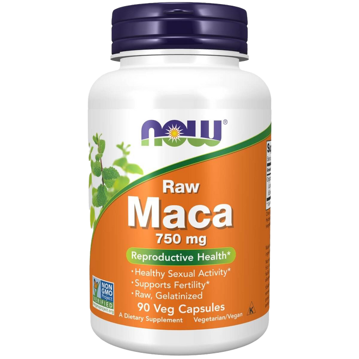 NOW Foods Maca 6:1-Konzentrat, 750 mg RAW – 90 Kapseln