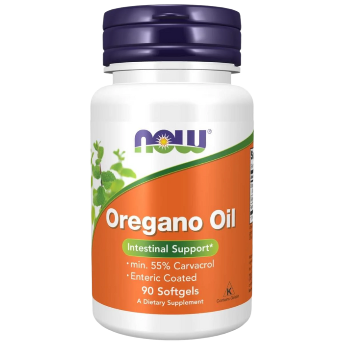 NOW Foods Oreganoöl, magensaftresistent – ​​90 Kapseln