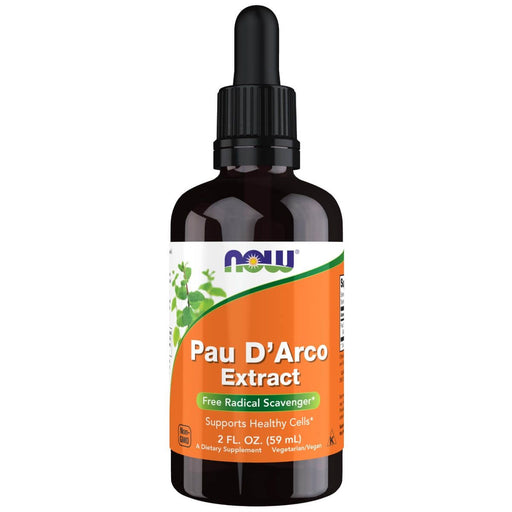 NOW Foods Pau D'Arco Extract Liquid 2oz (59ml) - Special Formula at MySupplementShop by NOW Foods