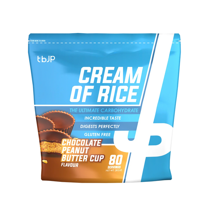 Trained By JP Cream Of Rice 2kg - Chocolate Peanut Butter Cup - Cream Of Rice at MySupplementShop by Trained By JP