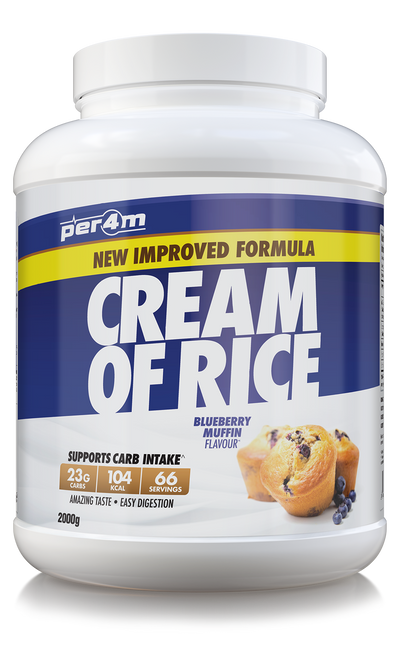 Per4m Cream of Rice 2kg - Blueberry Muffin - Cream Of Rice at MySupplementShop by PER4M Nutrition