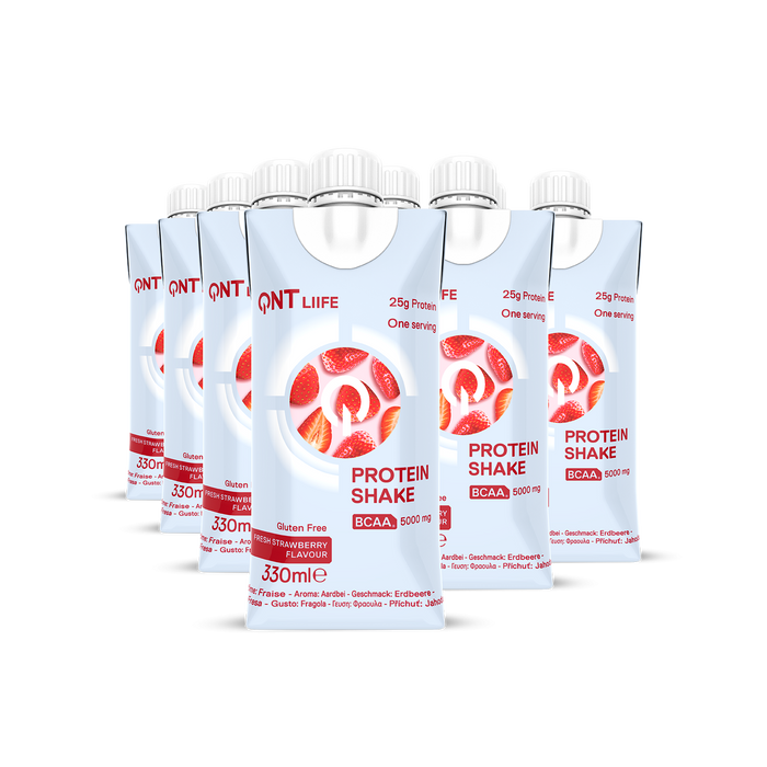 QNT Delicious Ready-to-Drink High-Protein Shake - 25g Protein | Low Sugar | 12 x 330ml