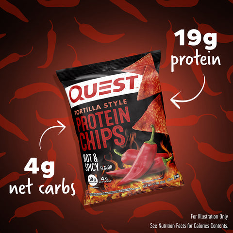 Quest Nutrition Protein Chips 8x32g - Food Cupboard at MySupplementShop by Quest Nutrition