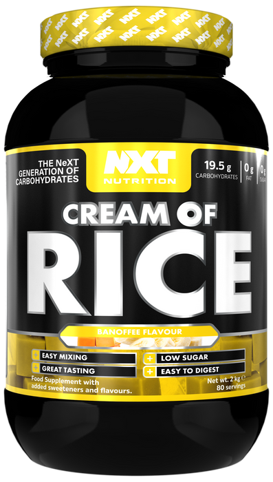 NXT Nutrition Cream of Rice - 2kg - Banoffee - Cream of Rice at MySupplementShop by Nxt Nutrition