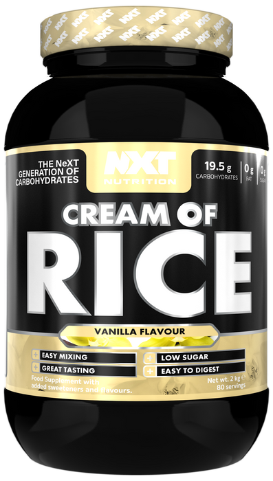 NXT Nutrition Cream of Rice - 2kg - Vanilla - Cream of Rice at MySupplementShop by Nxt Nutrition