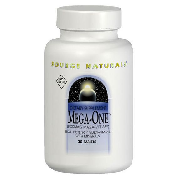 Source Naturals Mega-One Multiple (No Iron) 30 Tablets - Cellular Health at MySupplementShop by Source Naturals