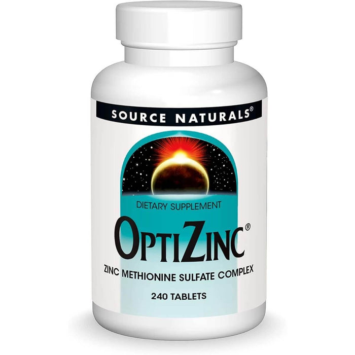 Source Naturals Optizinc 30mg 240 Tablets - Immune Support at MySupplementShop by Source Naturals