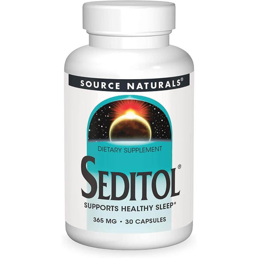 Source Naturals Seditol 365mg 30 Capsules - Sleep & Relaxation at MySupplementShop by Source Naturals