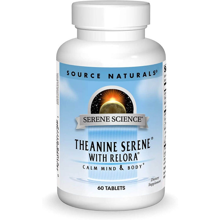 Source Naturals Theanine Serene with Relora 60 Tablets - Brain & Memory at MySupplementShop by Source Naturals