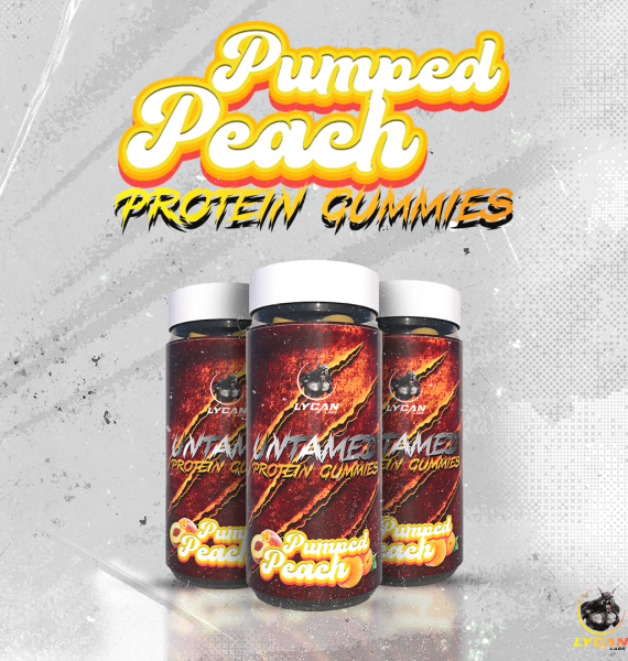 Lycan Labs Untamed Protein Gummies 290g Pumped Peach - Sports Supplements at MySupplementShop by Lycan Labs