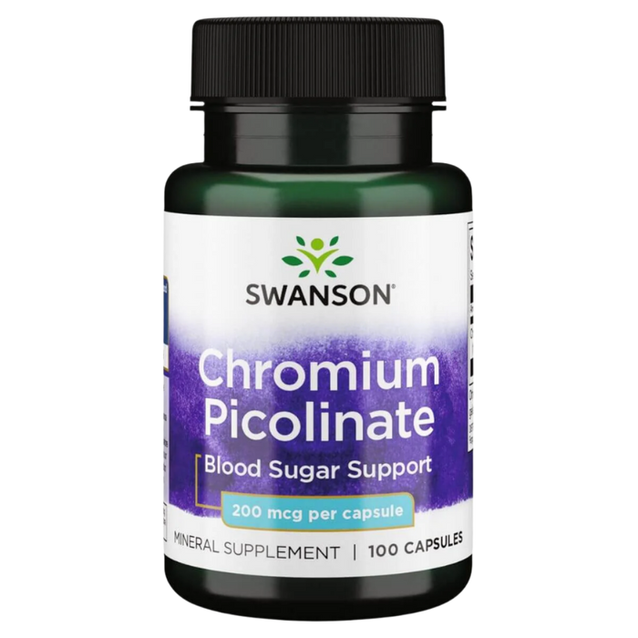 Swanson Chromium Picolinate 200 mcg 100 Capsules