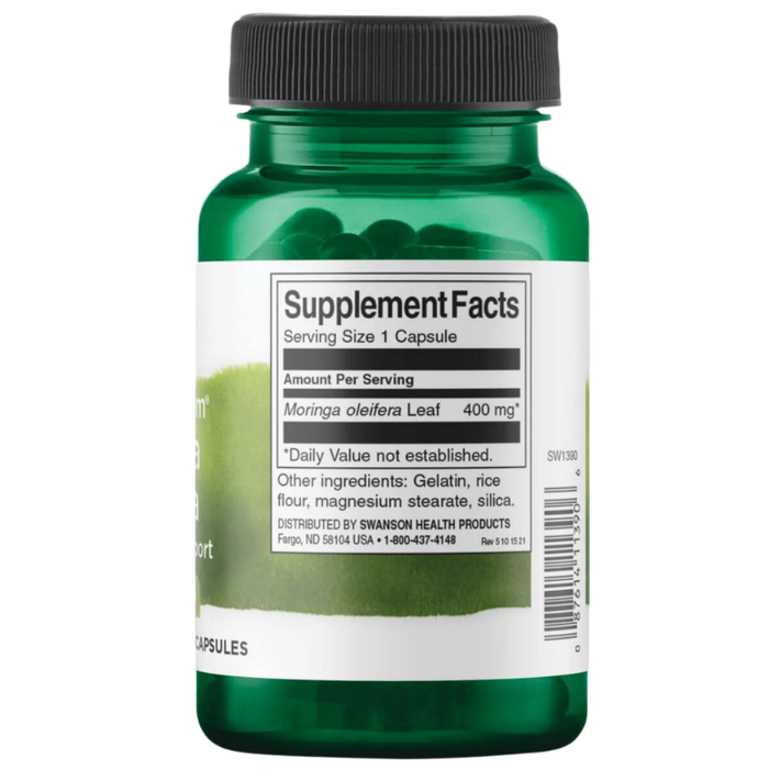 Swanson Full Spectrum Moringa Oleifera 400mg 60 Capsules