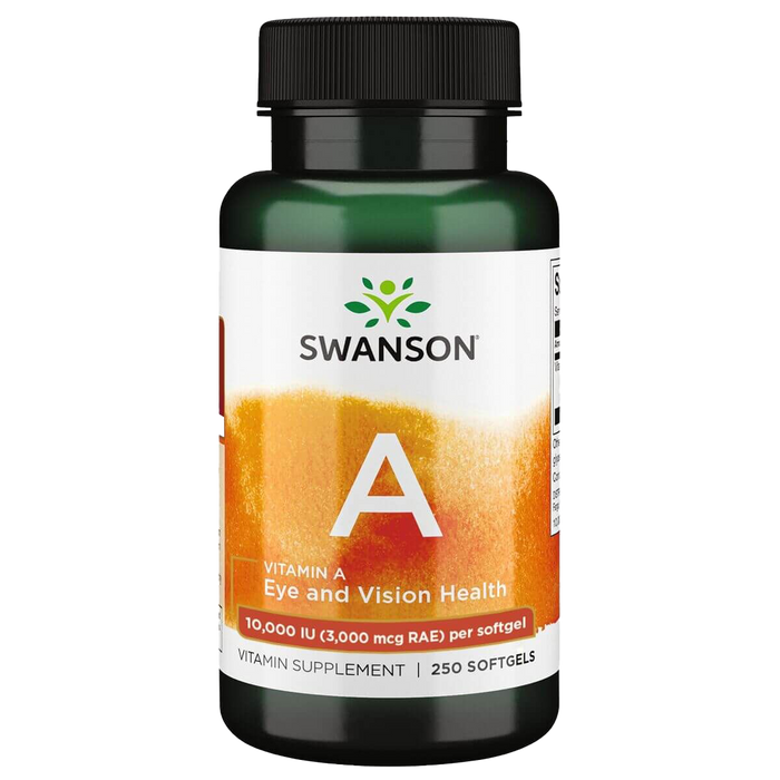 Swanson Vitamin A, 10.000 IE – 250 Kapseln