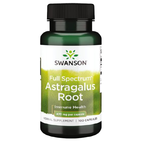 Swanson Full Spectrum Astragalus Root 470 mg 100 Capsules