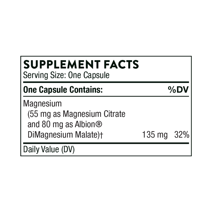 Thorne Research Magnesium CitraMate 90 Capsules - Heart Health at MySupplementShop by Thorne