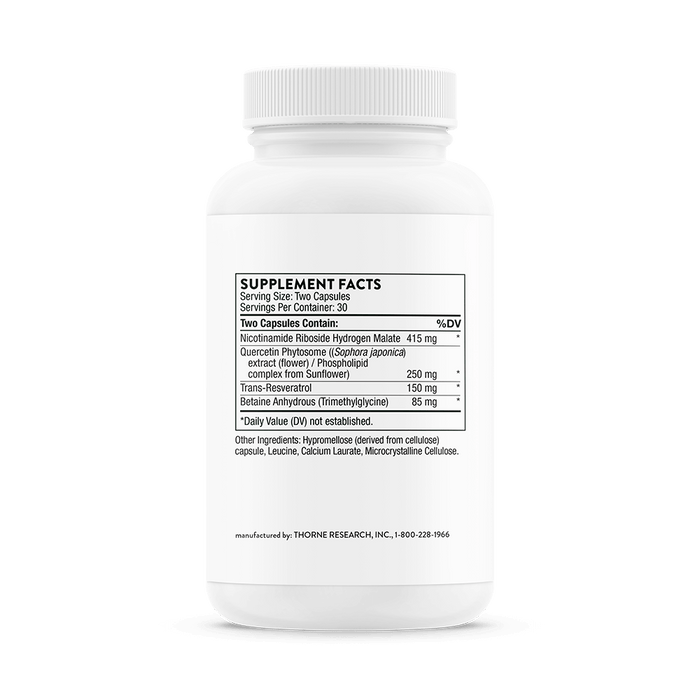 Thorne Research ResveraCel 60 Capsules - Energy & Vitality at MySupplementShop by Thorne