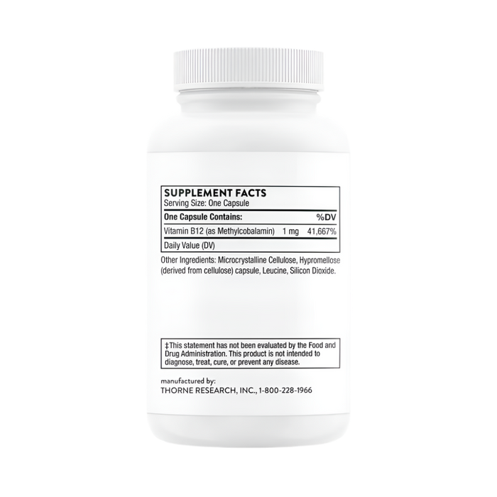 Thorne Research Vitamin B12 60 Capsules