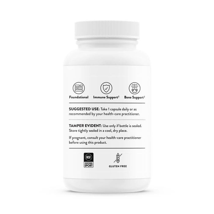 Thorne Research Vitamin D-5000 60 Capsules - Immune Support at MySupplementShop by Thorne