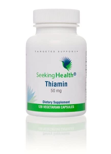 Seeking Health Thiamin, 50mg - 120 vcaps - Combination Multivitamins & Minerals at MySupplementShop by Seeking Health