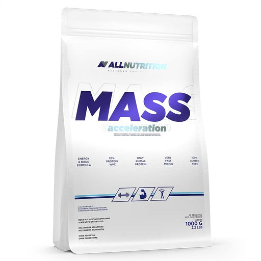 Allnutrition Mass Acceleration, Chocolate Cookies - 1000 grams - Weight Gainers & Carbs at MySupplementShop by Allnutrition