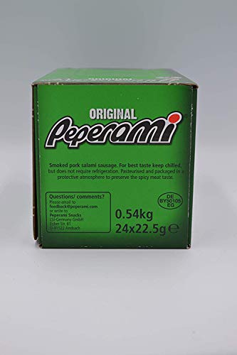 Peperami Original Salami (24 x 22.5g) - Protein Snacks at MySupplementShop by Peperami