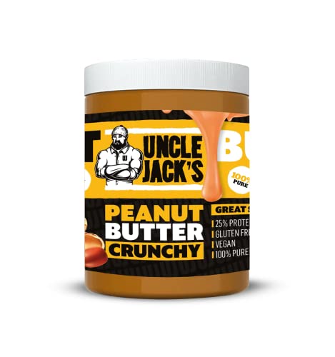 Uncle Jack's Peanut Butter 1kg Crunchy - Default Title - Health Foods at MySupplementShop by Uncle Jack's