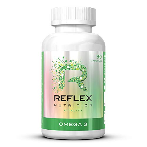 Reflex Nutrition Omega 3 Supplement Capsules 1000mg of which 330mg is EPA and 220mg is DHA (90 Caps) - Sports Nutrition at MySupplementShop by Reflex Nutrition