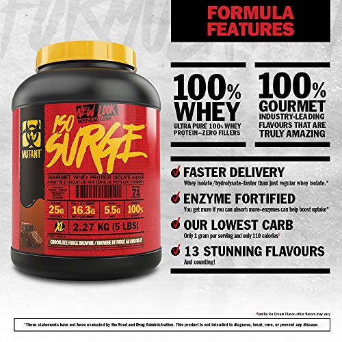 Mutant Iso Surge 2.27kg Triple Chocolate - Protein at MySupplementShop by Mutant